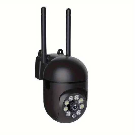 Outdoor Security Camera, 2.4G Surveillance Camera Video, Wifi Wireless Security Camera, Auto Tracking, Camera Full Color Night Vision and Two-Way Audio